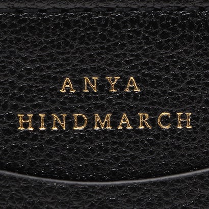 アニヤハインドマーチ Anya Hindmarch ピーピング アイズ カードケース コインケース ブラック レッド レディース ANYA HINDMARCH 5050925159913 （BLACK）｜詳細画像
