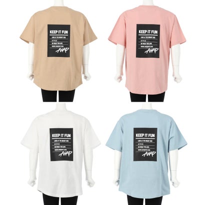 ANAP KIDS ビッグTシャツ+レギンス巾着セット（ピンク）｜詳細画像