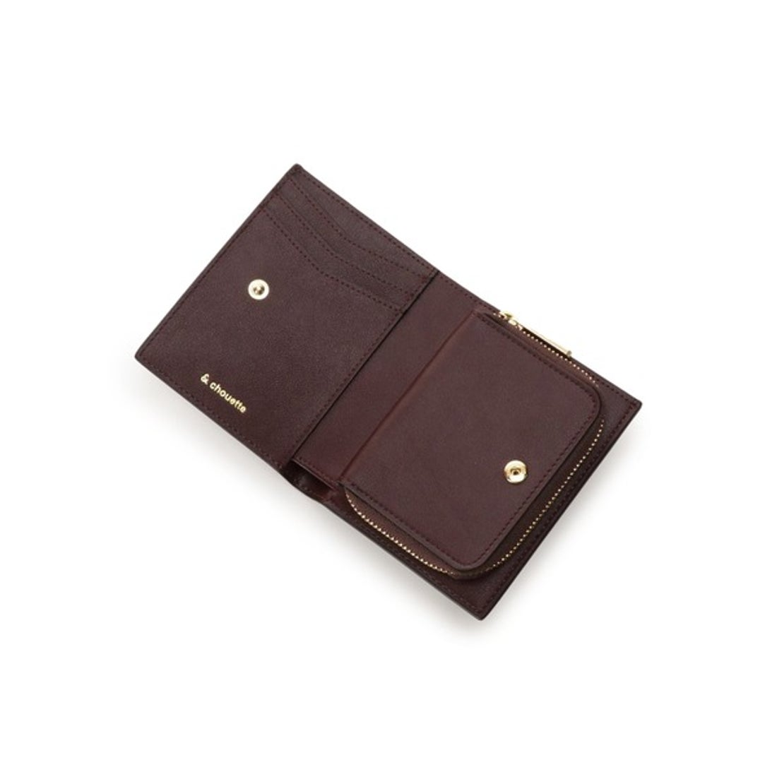 アンドシュエット & chouette 新型シンプル折財布 (ネイビー) -靴 