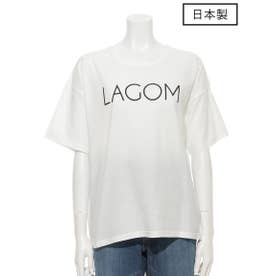 【日本製】モイスチャークールロゴTシャツ （オフ）