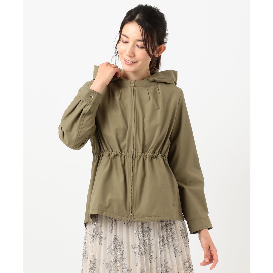 ANY SIS 【洗える】2WAYレディ ブルゾン （ネイビー系） -ファッション