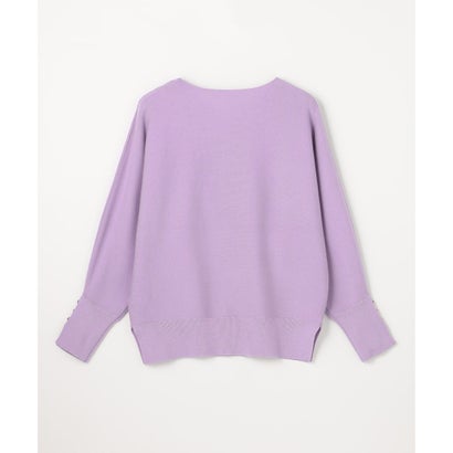 ANY SIS CICA加工 ドルマン ニット （ラベンダー）｜詳細画像