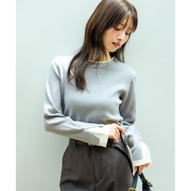 CICA加工 キャンディースリーブ ニット （ミントグリーン）