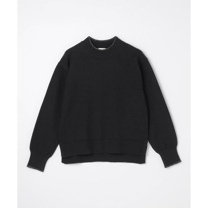 【2SET】ラメライン ニット × プリーツスカート （サックス×ブルー）｜詳細画像