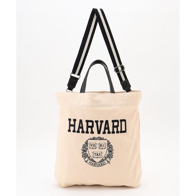 カレッジコラボキャンバスバッグ （ブラック(HARVARD)）