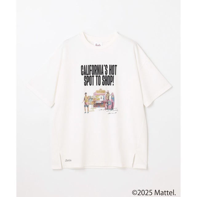 【Barbie(TM)】ロゴTシャツ （ホワイト）