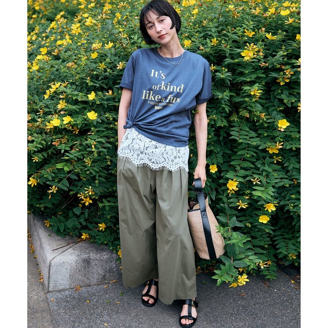 撥水ナイロンタックパンツ （カーキ）