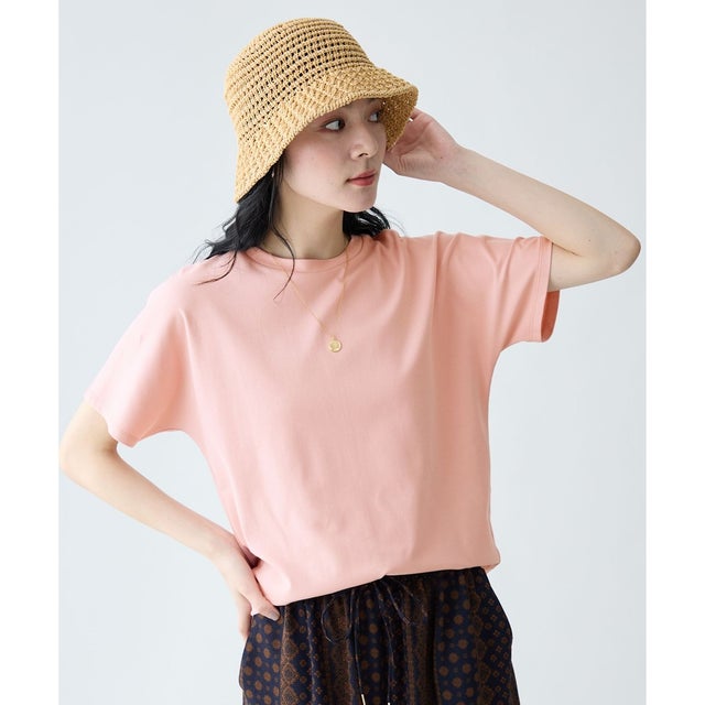 プレミアムコットンベーシックTシャツ （ピンク（一部店舗限定色））