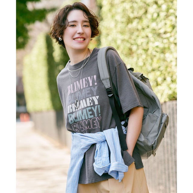 ピグメントアソートロゴTシャツ （スレート）