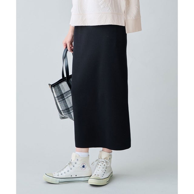 【WEB＆一部店舗限定】デイリーナロースカート （ブラック）