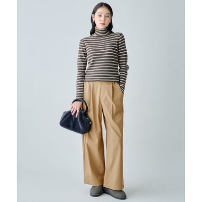 7days 裏起毛デイリーワイドパンツ （チャコール）｜詳細画像