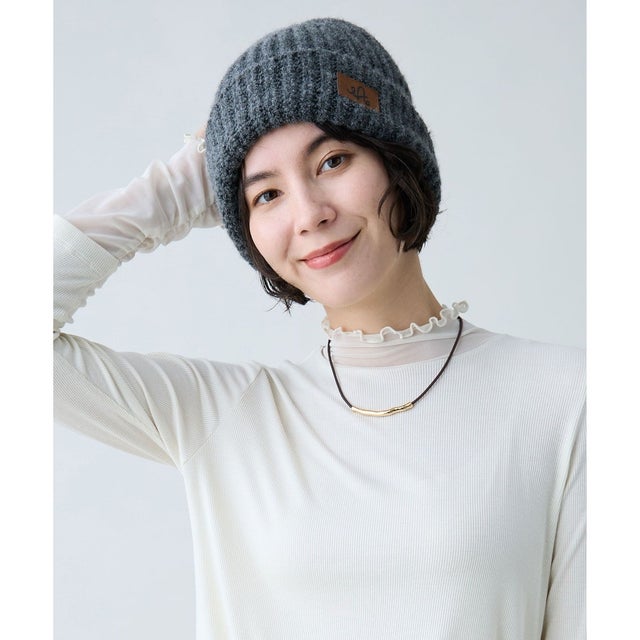 パッチビーニー （グレー）