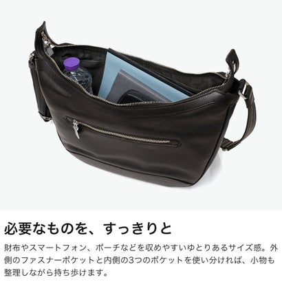 正規取扱店 ショルダーバッグ メンズ レディース ブランド レザー 牛革 肩かけ 斜めがけ 舟形 シンプル 大人 ラウンド型 ヴィンテージ風 高級感 日本製 B5 アルティザンレザー 36-03003 （オレンジ）｜詳細画像
