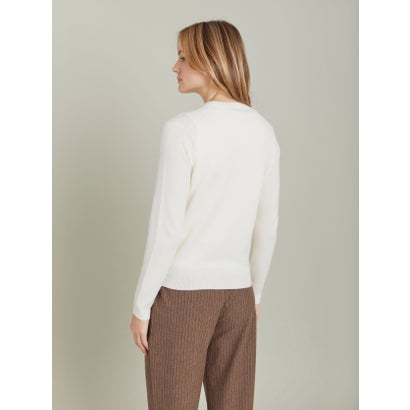 アニエスベーファム agne's b. FEMME LU48 CARDIGAN カーディガン （ホワイト）｜詳細画像