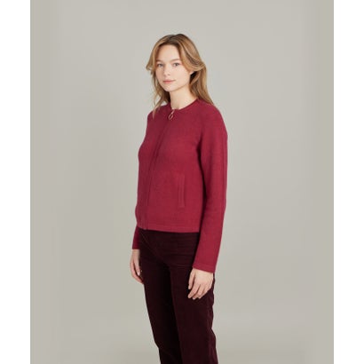 アニエスベーファム agne's b. FEMME CARDIGAN ZIP POCHES （レッド）｜詳細画像