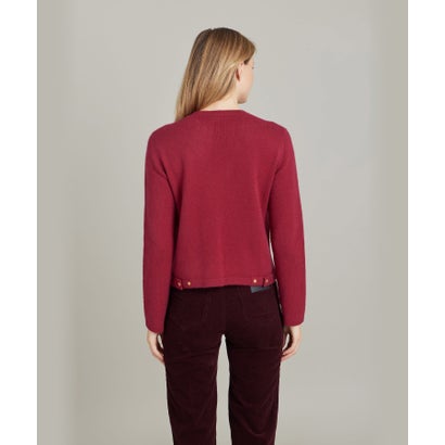 アニエスベーファム agne's b. FEMME CARDIGAN ZIP POCHES （レッド）｜詳細画像