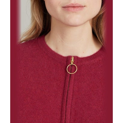 アニエスベーファム agne's b. FEMME CARDIGAN ZIP POCHES （レッド）｜詳細画像