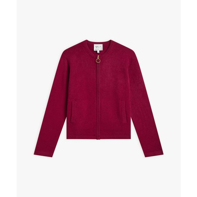 CARDIGAN ZIP POCHES （レッド）
