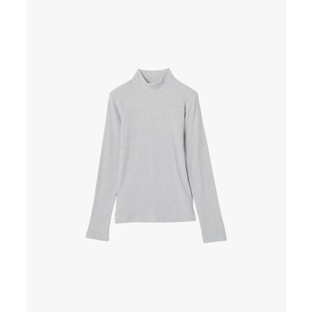 ハイネック 長袖 Tシャツ ”Vian” （グレー）