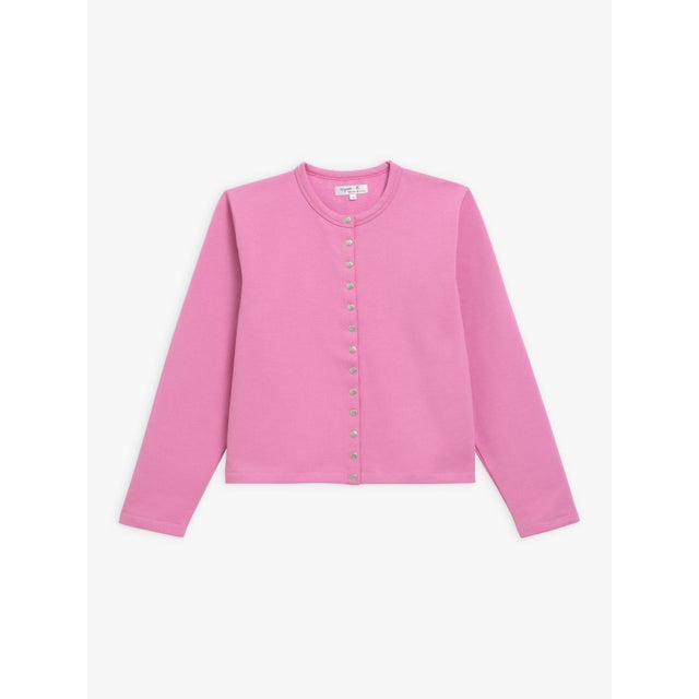 M434 CARDIGAN カーディガンプレッション Bio [Made in France] （ピンク系その他）