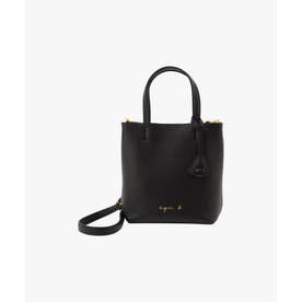 agnesb. VOYAGE レザー ハンドバッグ ブラック 本革 アニエスベー アニエスベーボヤージュ agne's b. VOYAGE レザー 2way スモール
