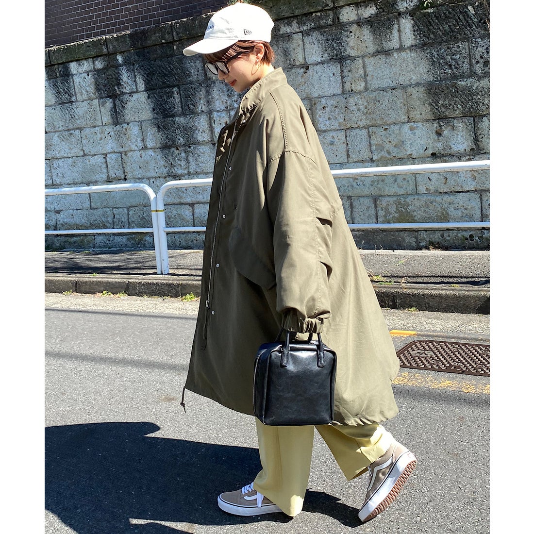 アンドミー andme M-65 波型キルティングライナージャケット付き3WAY 