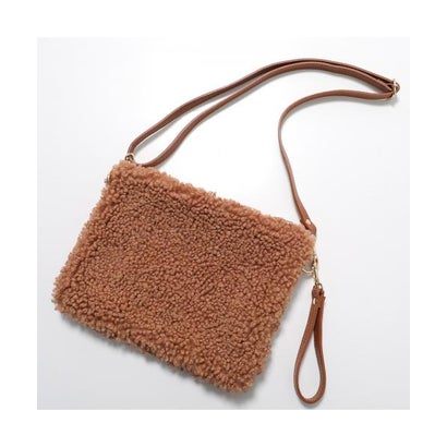 andrea cardone ショルダーバッグ teddy bag 1S テディ （camel/キャメル）｜詳細画像
