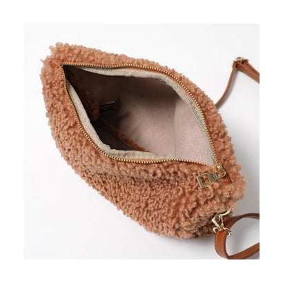 andrea cardone ショルダーバッグ teddy bag 1S テディ （camel/キャメル）｜詳細画像