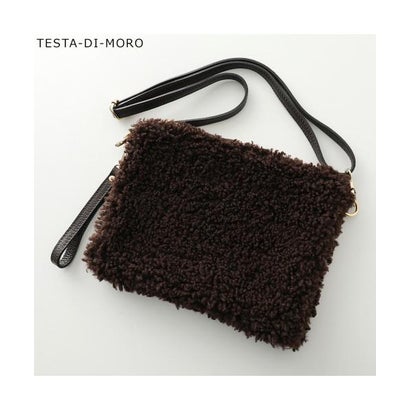 andrea cardone ショルダーバッグ teddy bag 1S テディ （camel/キャメル）｜詳細画像
