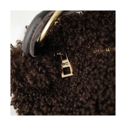 andrea cardone ショルダーバッグ Teddy bag 4 ボア （testa-di-moro/ブラウン）｜詳細画像