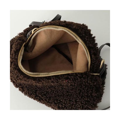 andrea cardone ショルダーバッグ Teddy bag 4 ボア （testa-di-moro/ブラウン）｜詳細画像
