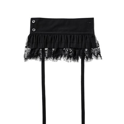 VESTAR LACE RUFFLED CUFFS（Black）｜詳細画像