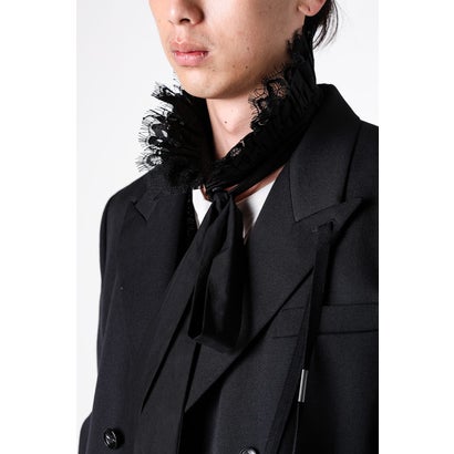 TOSTEN LACE RUFFLED COLLAR（Black）｜詳細画像