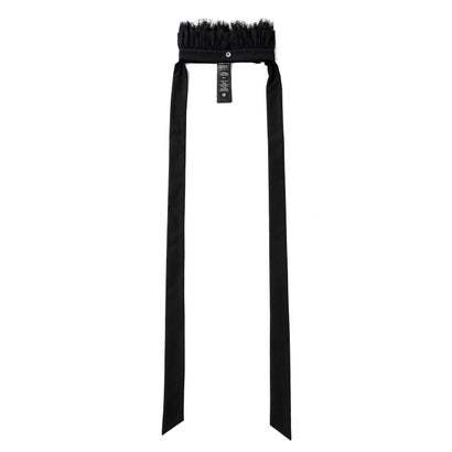 TOSTEN LACE RUFFLED COLLAR（Black）｜詳細画像