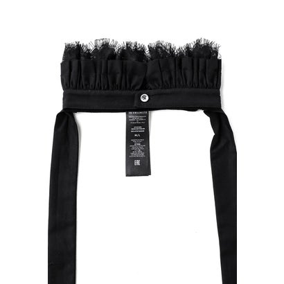 TOSTEN LACE RUFFLED COLLAR（Black）｜詳細画像