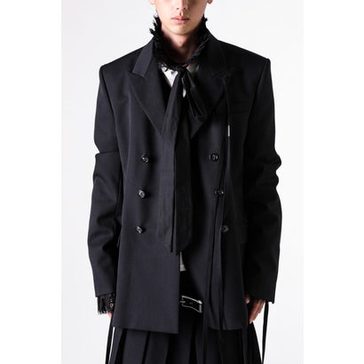TOSTEN LACE RUFFLED COLLAR（Black）｜詳細画像