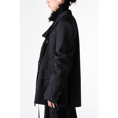 TOSTEN LACE RUFFLED COLLAR（Black）｜詳細画像