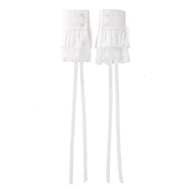 VESTAR LACE RUFFLED CUFFS（Natural）