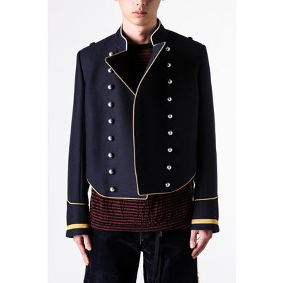 NOA DOUBLE BREASTED CROPPED MARSINA JACKET（Navy）｜詳細画像
