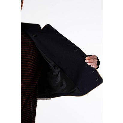 NOA DOUBLE BREASTED CROPPED MARSINA JACKET（Navy）｜詳細画像