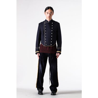 NOA DOUBLE BREASTED CROPPED MARSINA JACKET（Navy）｜詳細画像