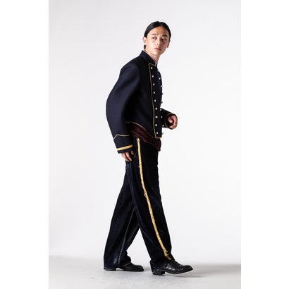 NOA DOUBLE BREASTED CROPPED MARSINA JACKET（Navy）｜詳細画像