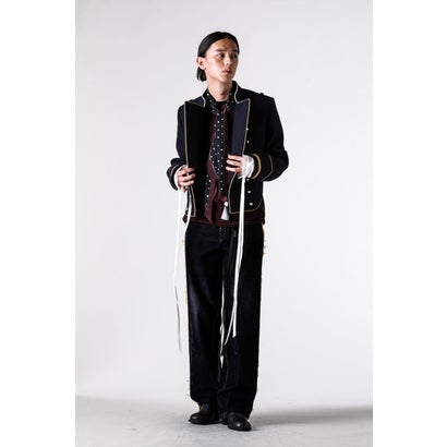 NOA DOUBLE BREASTED CROPPED MARSINA JACKET（Navy）｜詳細画像