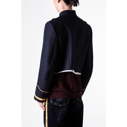 NOA DOUBLE BREASTED CROPPED MARSINA JACKET（Navy）｜詳細画像