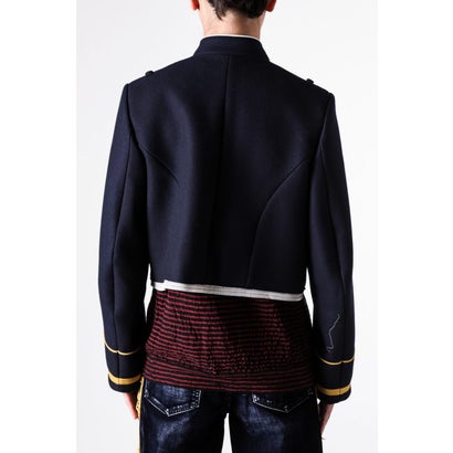 NOA DOUBLE BREASTED CROPPED MARSINA JACKET（Navy）｜詳細画像