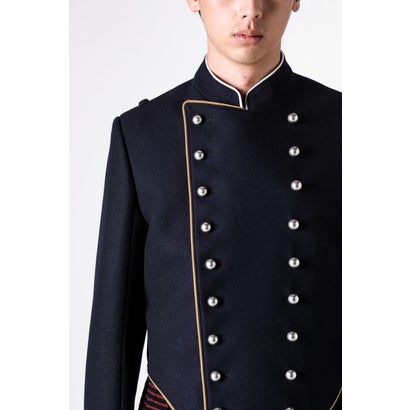 NOA DOUBLE BREASTED CROPPED MARSINA JACKET（Navy）｜詳細画像