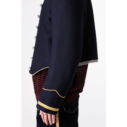 NOA DOUBLE BREASTED CROPPED MARSINA JACKET（Navy）｜詳細画像