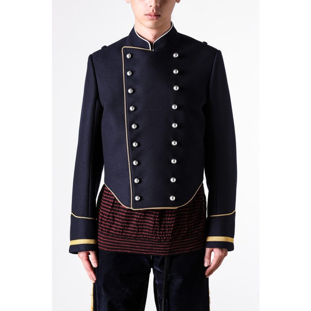 NOA DOUBLE BREASTED CROPPED MARSINA JACKET（Navy）