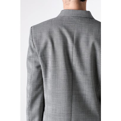 WALDUS PICK LAPEL DOUBLE BREASTED TAILORED JACKET（Black/White）｜詳細画像