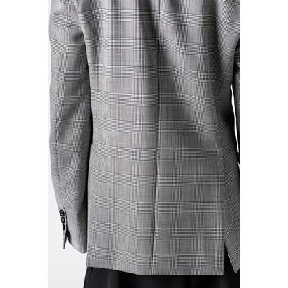WALDUS PICK LAPEL DOUBLE BREASTED TAILORED JACKET（Black/White）｜詳細画像